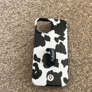 I Phone 13 Loopy Cow Print Phone Case. Never Used